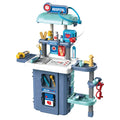 Little Story Role Play Doctor Toy Set Luggage Case (38 Pcs, Blue)