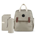 Little Story Set of 3 Diaper Backpack With Changing Mat and Bottle Bag