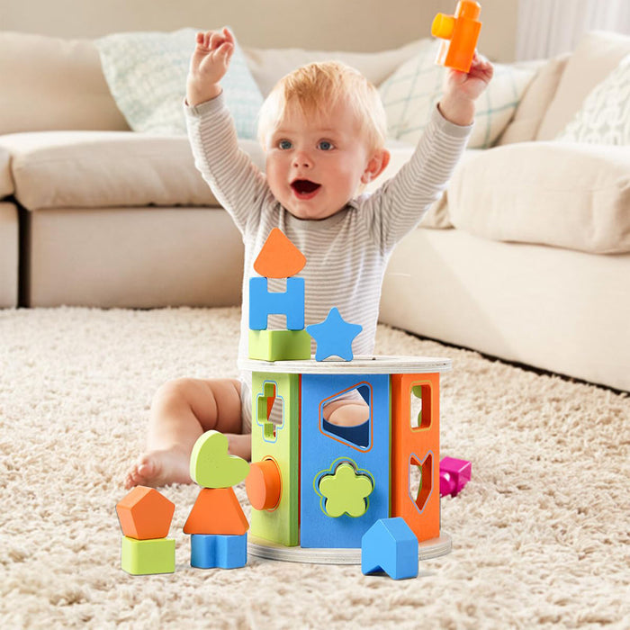 Little Story Wooden Activity Box Early Education Montessori (12 Pcs)