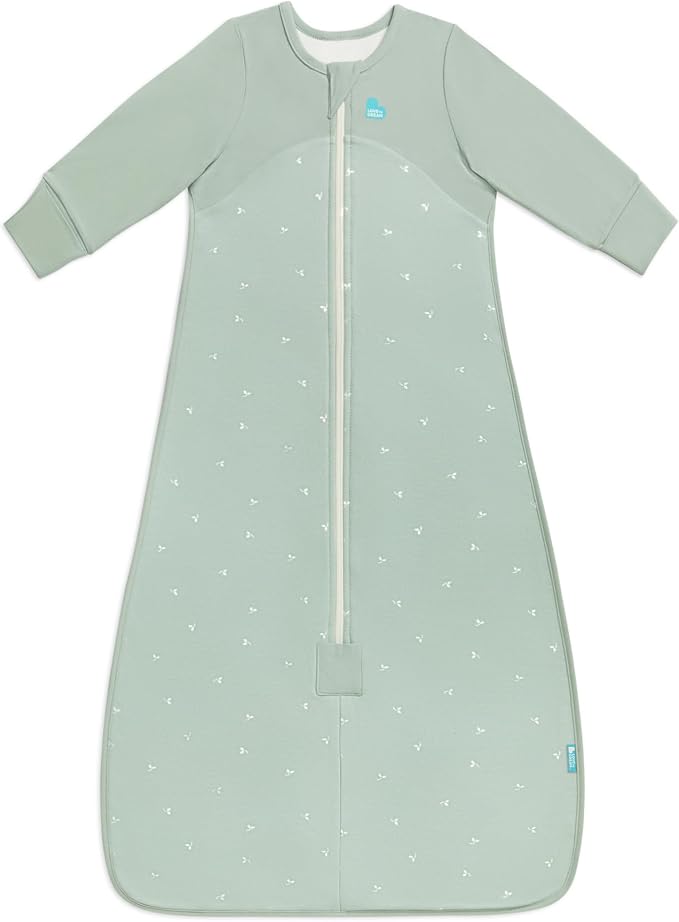 Love To Dream Sleep Bag Quilted Stretch Cotton (Twigs Olive, 18-36 Months)