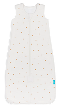 Love To Dream Sleep Bag Quilted Stretch Cotton (Twinkles Oatmeal, 12-24 Months)
