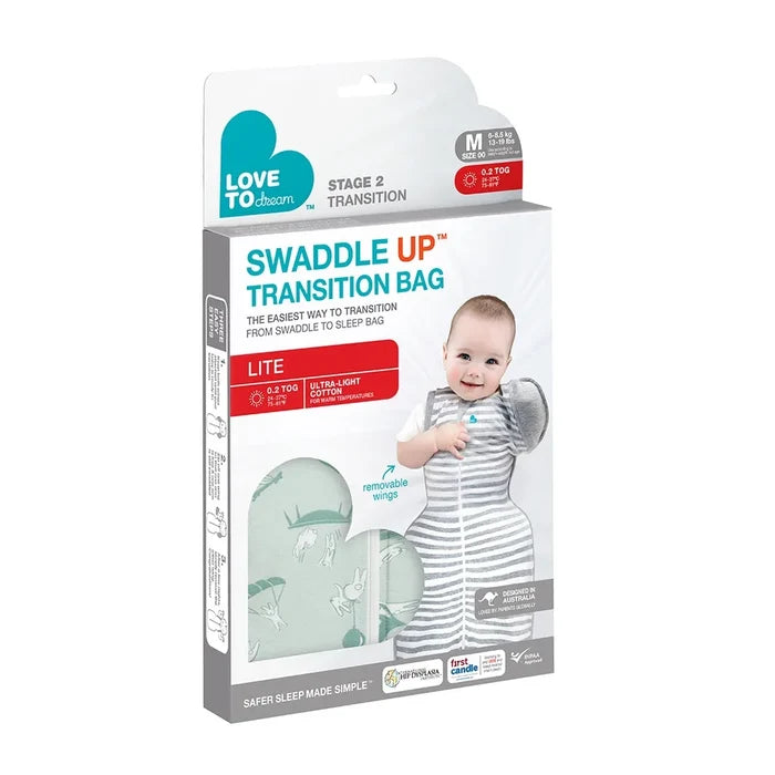 Love to Dream Swaddle UP Lite 0.2 TOG (Olive)
