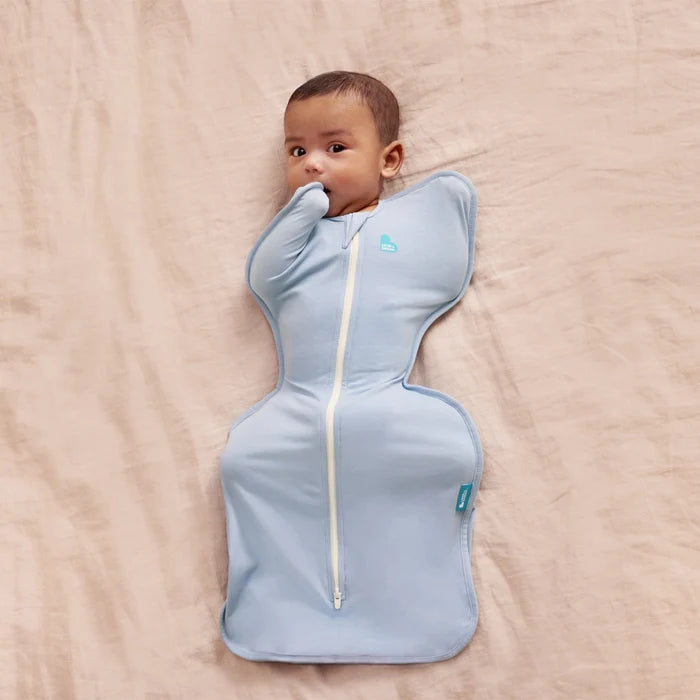 Love To Dream Swaddle UP LITE (Light Blue, 1-3 Months, Small)
