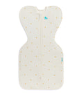 Love To Dream Swaddle UP Stretch Cotton Bamboo (Lemon Cream, 0-3 Months, Small)