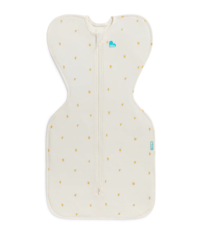 Love To Dream Swaddle UP Stretch Cotton Bamboo (Lemon Cream, 3-6 Months, Medium)