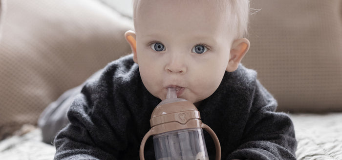 Lovi First Cup With Weighted Straw 35/363 -  Brown (6m+,150ml)