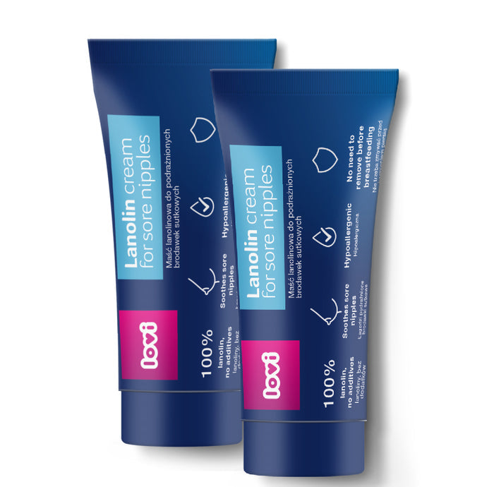 Lovi Lanolin Nipple Cream (37g) , 2 Packs