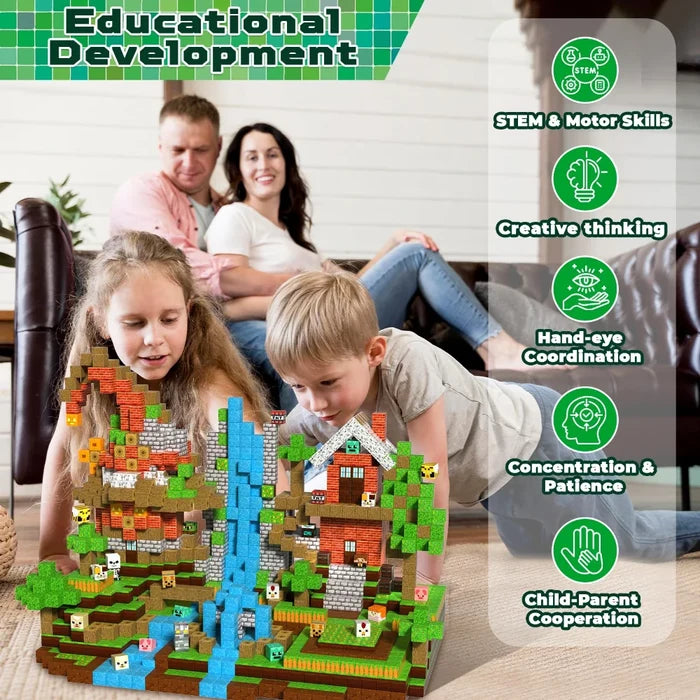 Magney Cube 300-Piece Magnetic Building Set