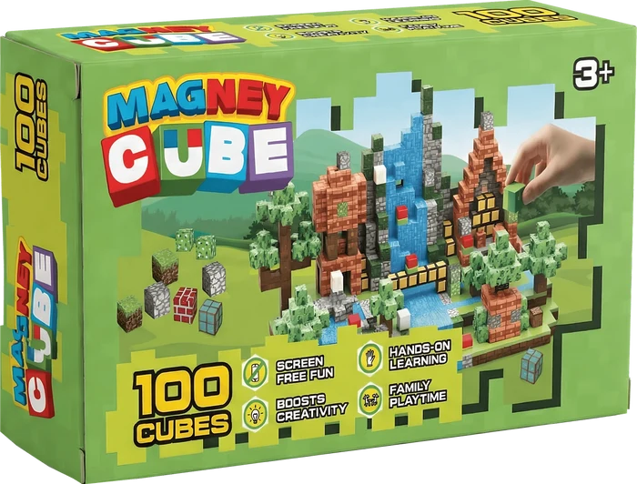 Magney Cube Magnetic Block 100Pcs