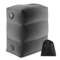 maliton inflatable travel foot rest pillow