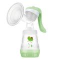 Mam Baby Breast Pump Manual Silicone Breastfeeding (Green, 0+)