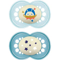 Mam Baby Original Start Night Silicone Pacifier Glow In The Dark - Pack of 2 (16M+)