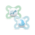 Mam Baby Original Start Silicone Pacifier Sealife - Pack of 2 (0-2M)
