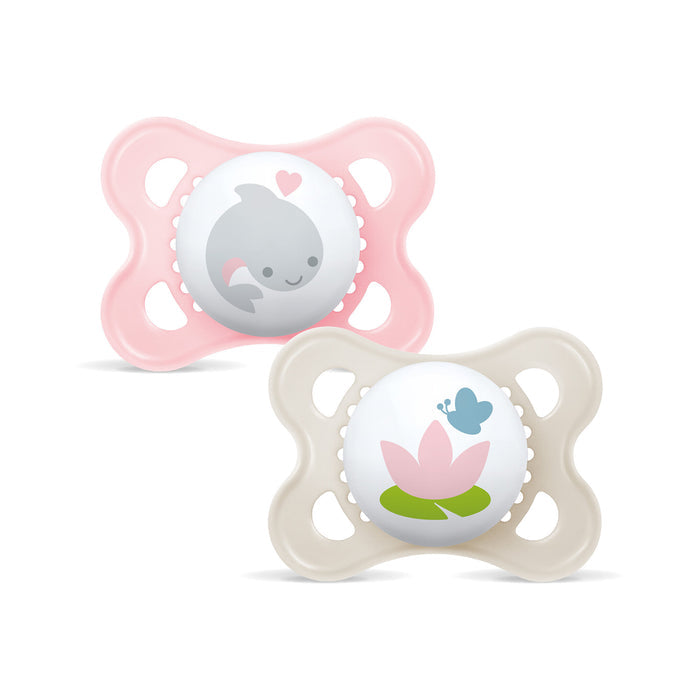 Mam Baby Original Start Silicone Pacifier Sealife - Pack of 2 (2-6M)