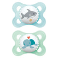 Mam Baby Original Start Silicone Pacifier Sealife - Pack of 2 (2-6M)