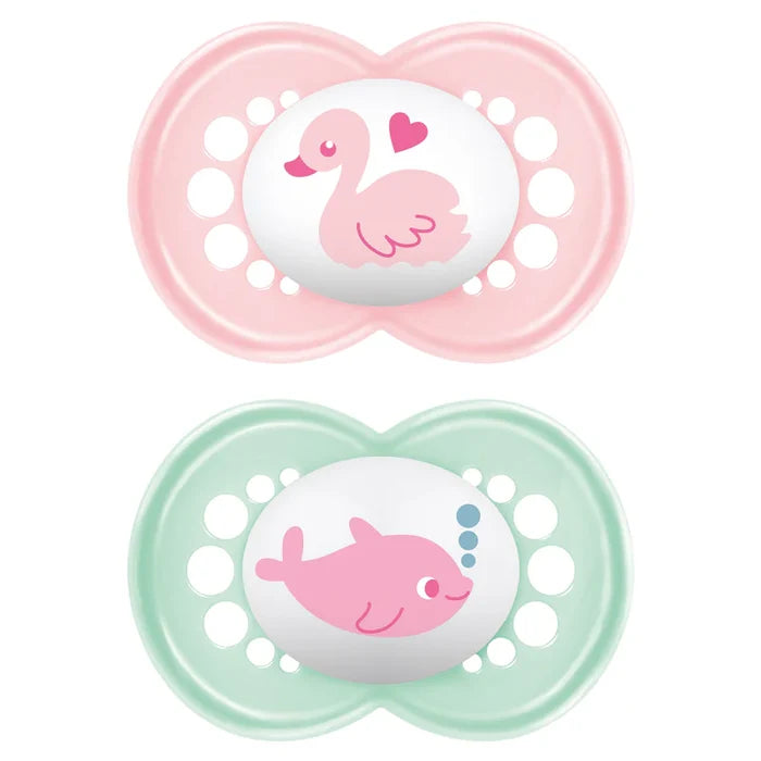 Mam Baby Original Start Silicone Pacifier Sealife - Pack of 2 (6M+)