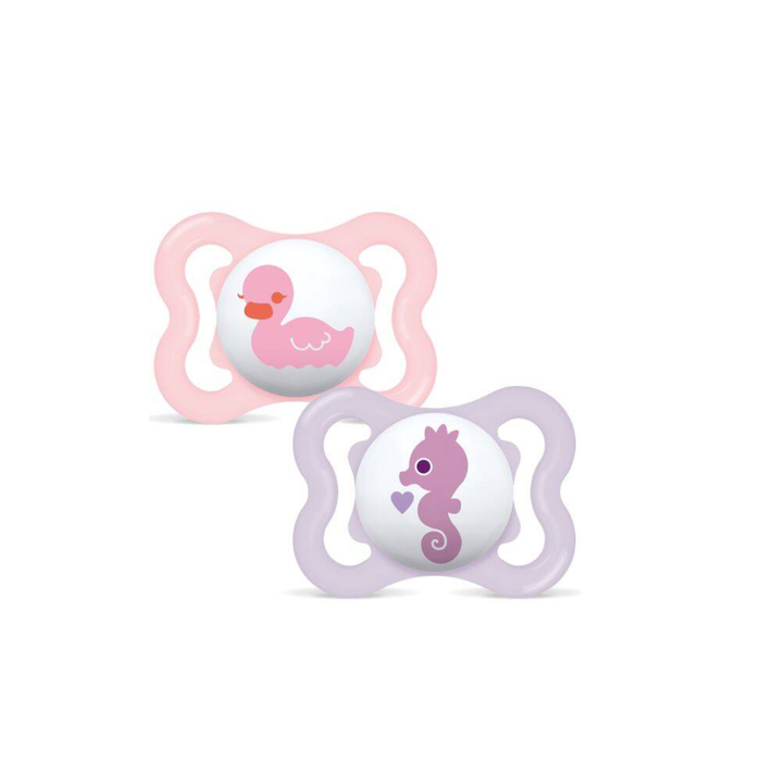 Mam Baby Supreme Silicone Pacifier Sealife -  Pack of 2 (0-6M)