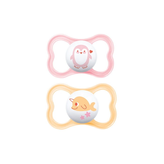 Mam Baby Supreme Silicone Pacifier Sealife -  Pack of 2 (6M+)