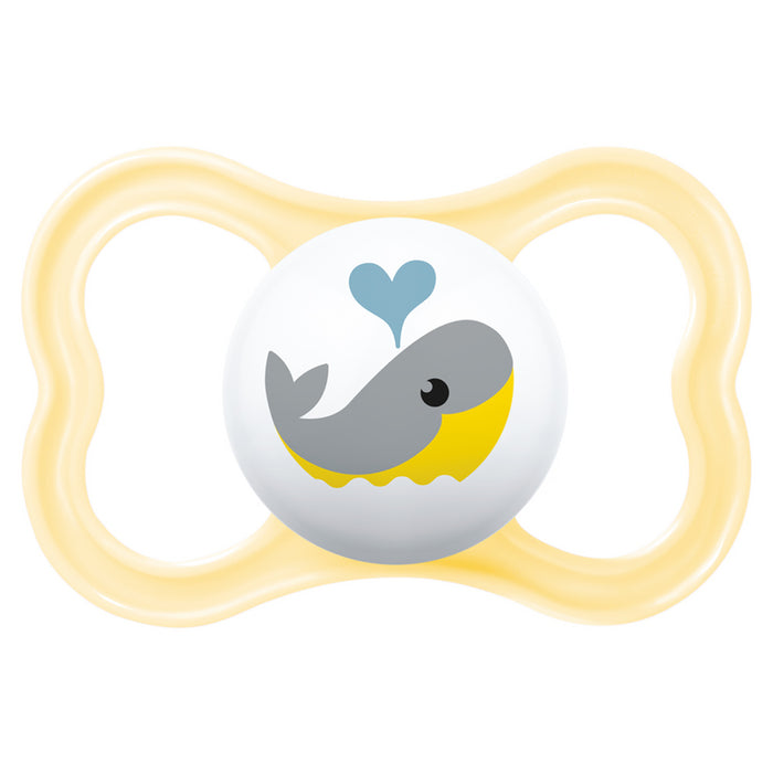 Mam Baby Supreme Silicone Pacifier Sealife -  Pack of 2 (6M+)