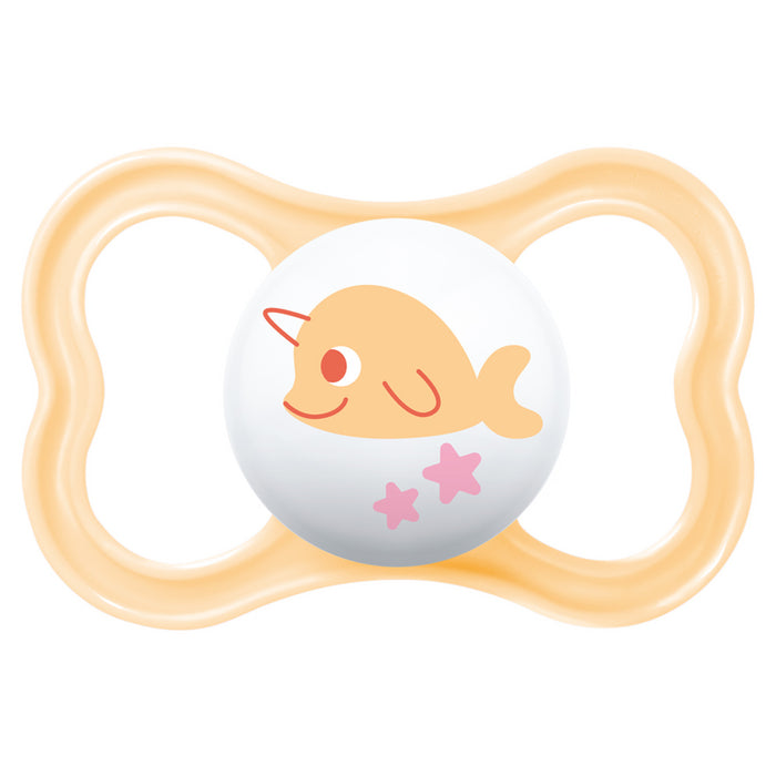 Mam Baby Supreme Silicone Pacifier Sealife -  Pack of 2 (6M+)