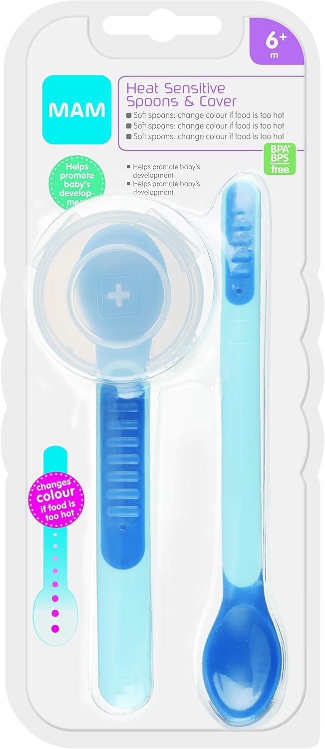 Mam Feeding Spoons & Cover - Pack of 3