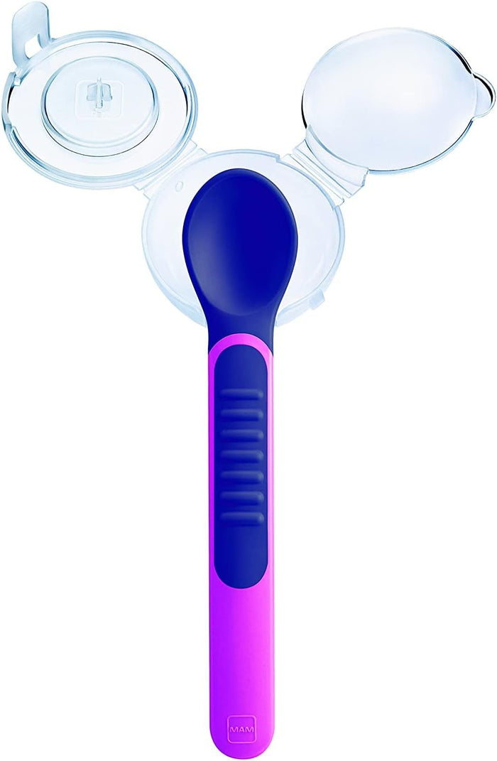 Mam Feeding Spoons & Cover - Pack of 3
