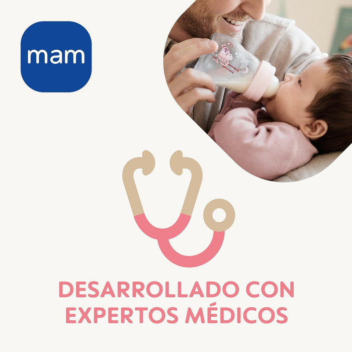 Mam Feel Good Glass Bottle (90ml)