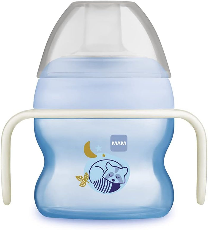 Mam Starter Silicone Cup Night, Glow In The Dark Handle (150ml)
