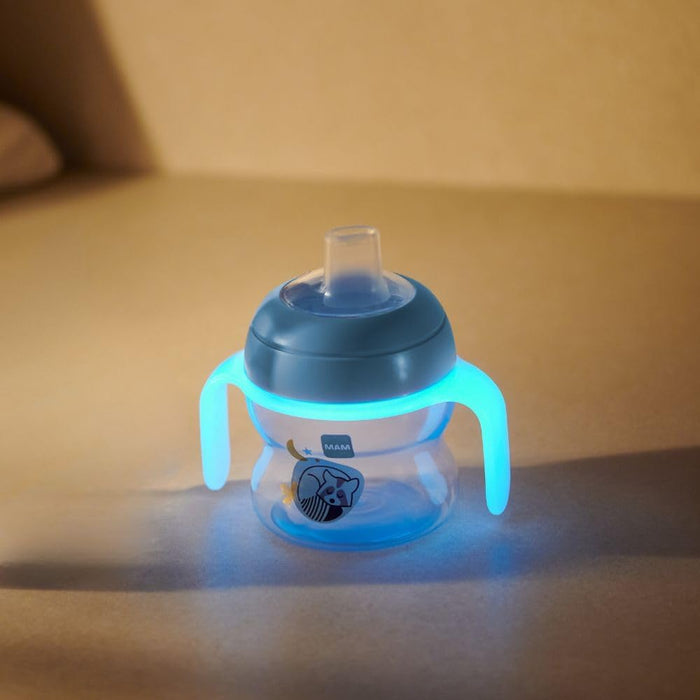 Mam Starter Silicone Cup Night, Glow In The Dark Handle (150ml)