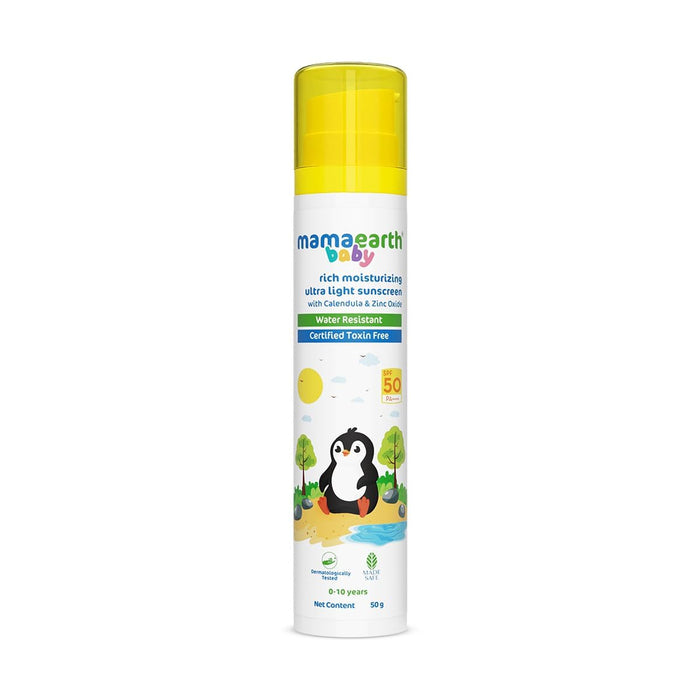 Mamaearth Baby Rich Moisturizing Sun Screen (50gm)