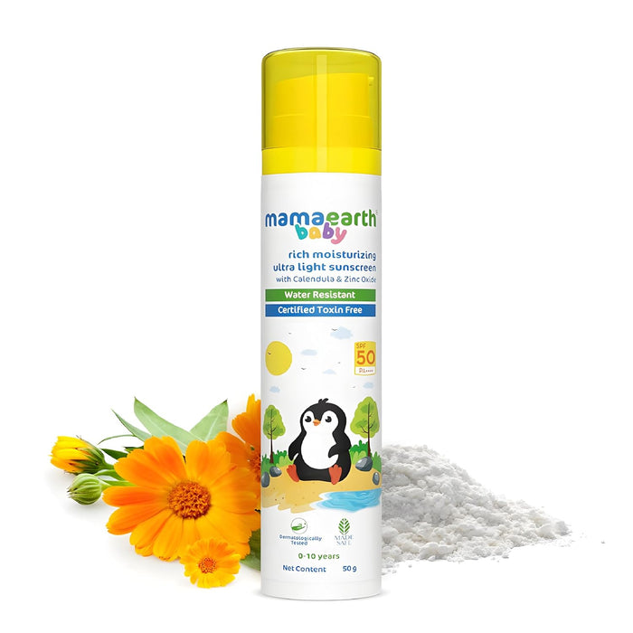 Mamaearth Baby Rich Moisturizing Sun Screen (50gm)