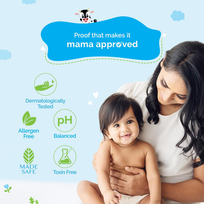 Mamaearth Milky Soft Body Wash For Babies (400ml)