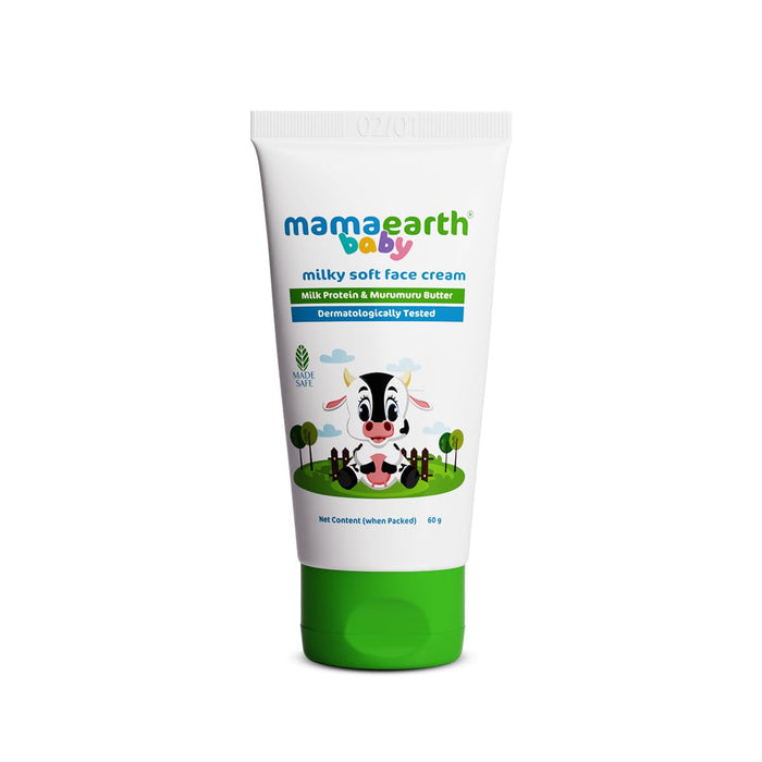 Mamaearth Milky Soft Face Cream (60g)