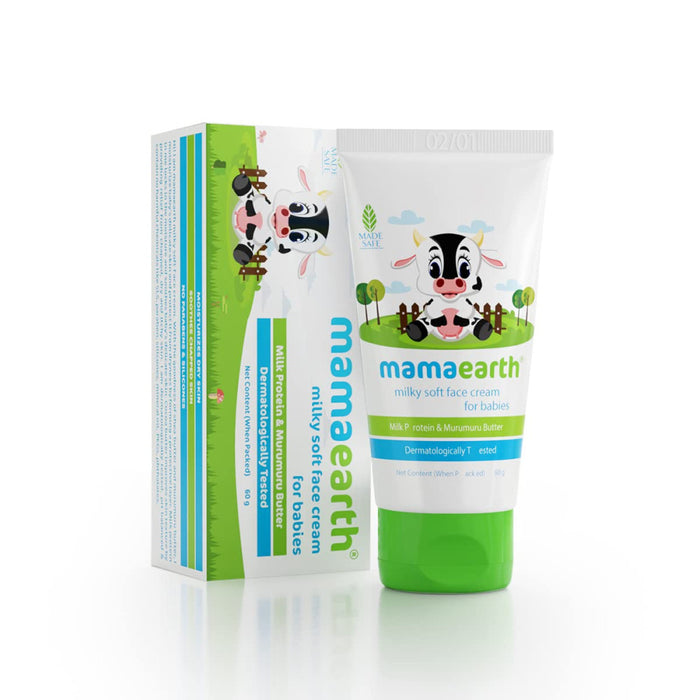 Mamaearth Milky Soft Face Cream (60g)