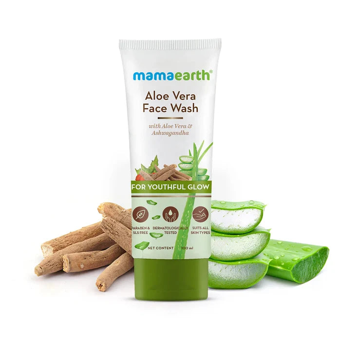 Mamaearth Reg Me Aloe Vera Facewash (100ml)