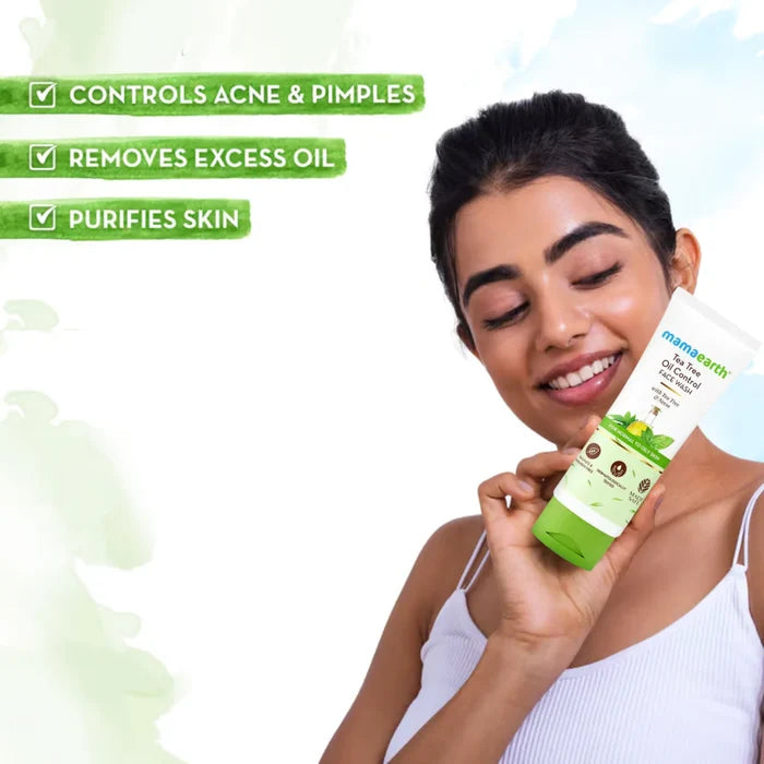 Mamaearth Reg Me Tea Tree Face Wash (100ml)