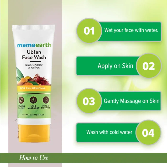 Mamaearth Reg Me Ubtan Face Wash (100ml)