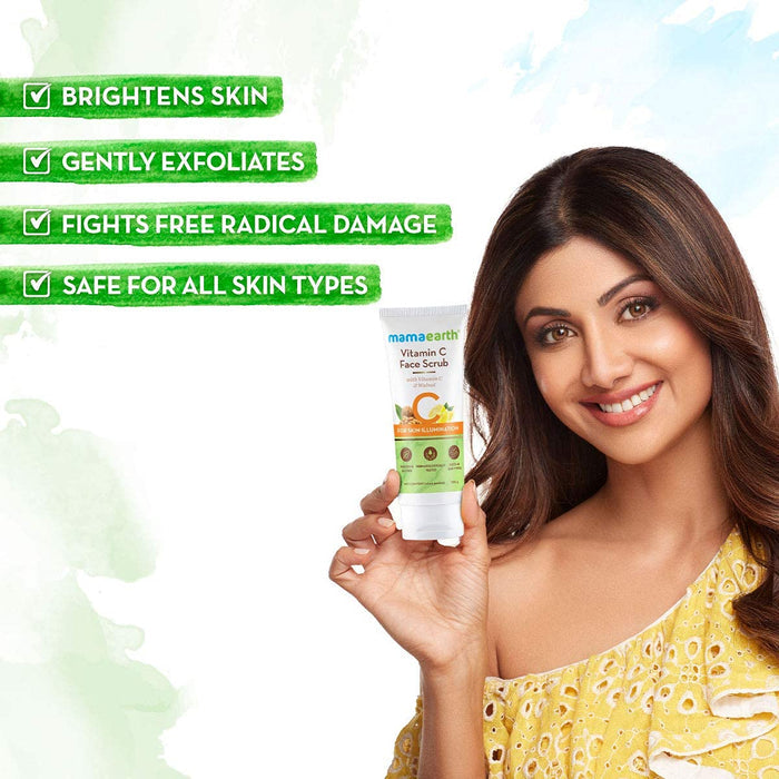 Mamaearth Vitamin C Face Scrub (100g)