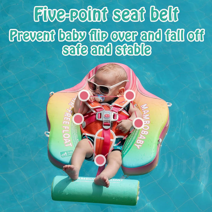 Mambobaby Float  Rainbow With Canopy