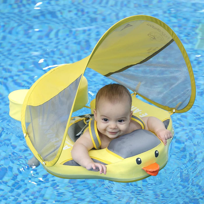 Mambobaby  Float Yellow Ducking With Canopy