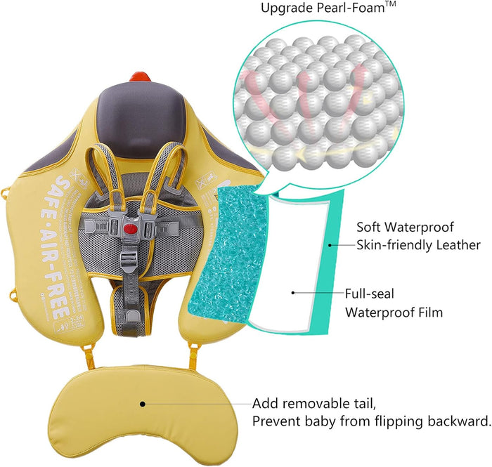 Mambobaby  Float Yellow Ducking With Canopy