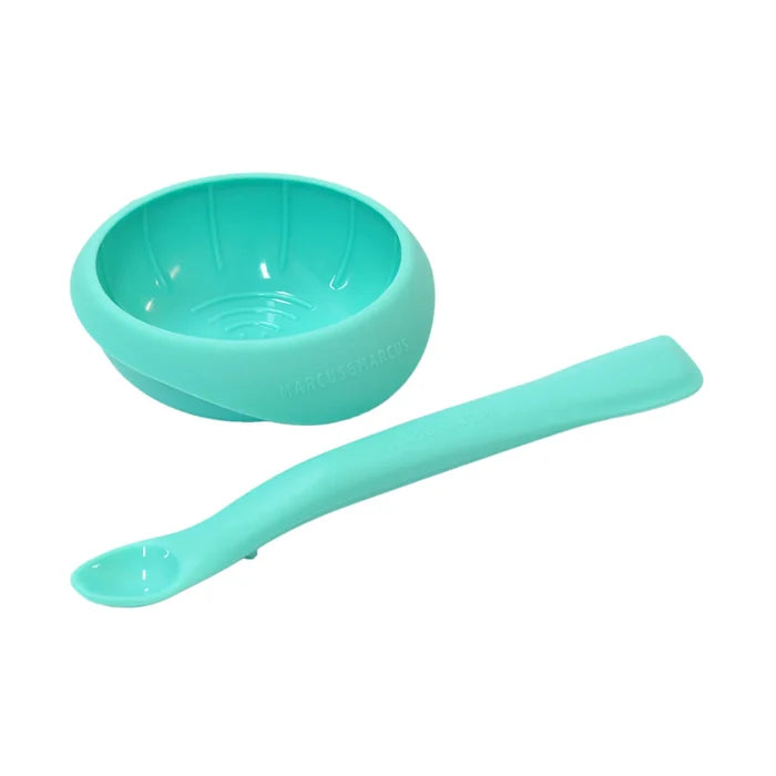 Marcus & Marcus Masher Spoon & Bowl Set (Blue)