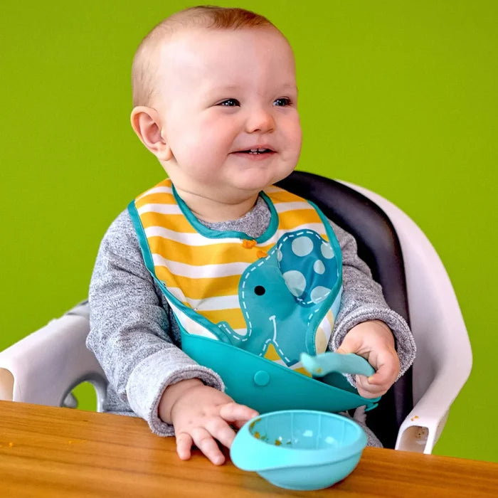 Marcus & Marcus Masher Spoon & Bowl Set (Blue)
