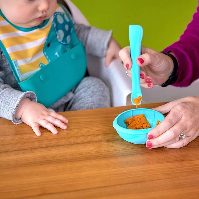 Marcus & Marcus Masher Spoon & Bowl Set (Blue)