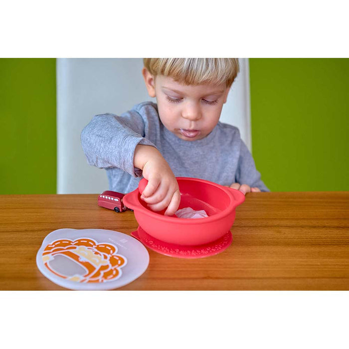 Marcus & Marcus Masher Suction Plate With Lid (Marcus)