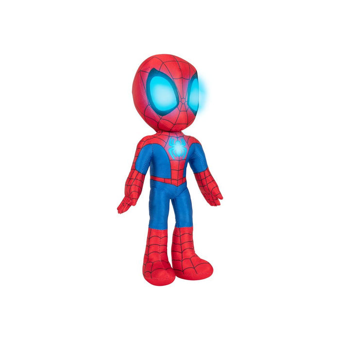 Marvel Spidey and Friends Feat Plush Glow Web Flash Spidey Plush