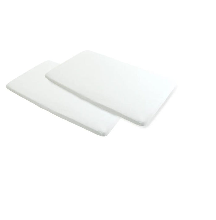 Maxi-Cosi Iris Travel Cot Bed Sheet Set (White) - Pack of 2