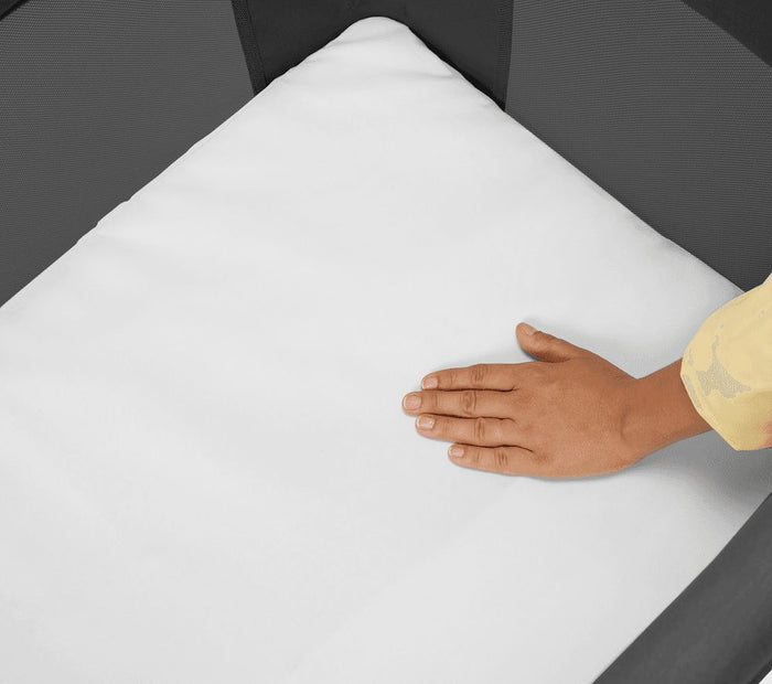 Maxi-Cosi Iris Travel Cot Bed Sheet Set (White) - Pack of 2