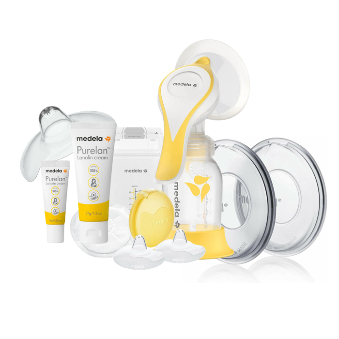 Medela Harmony Flex Manual Essential Breast Feeding Pack Bundle