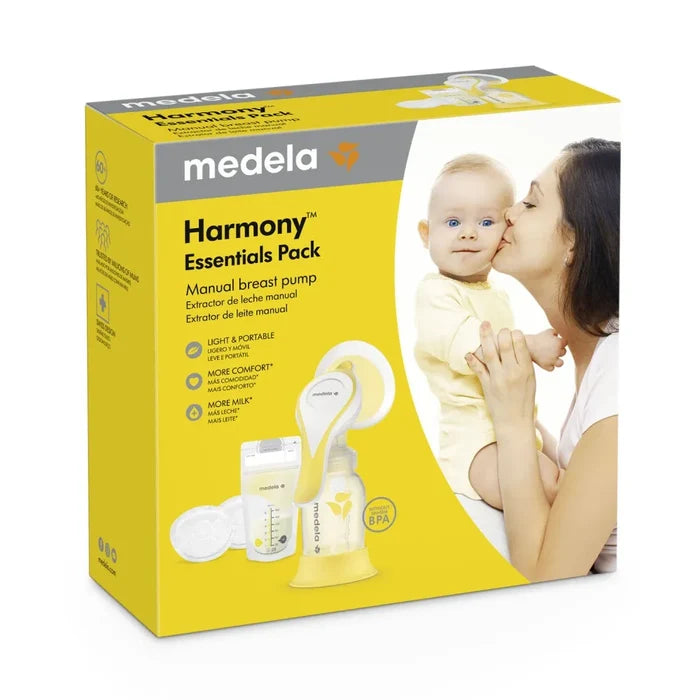 Medela Harmony Flex Manual Essential Breast Feeding Pack Bundle